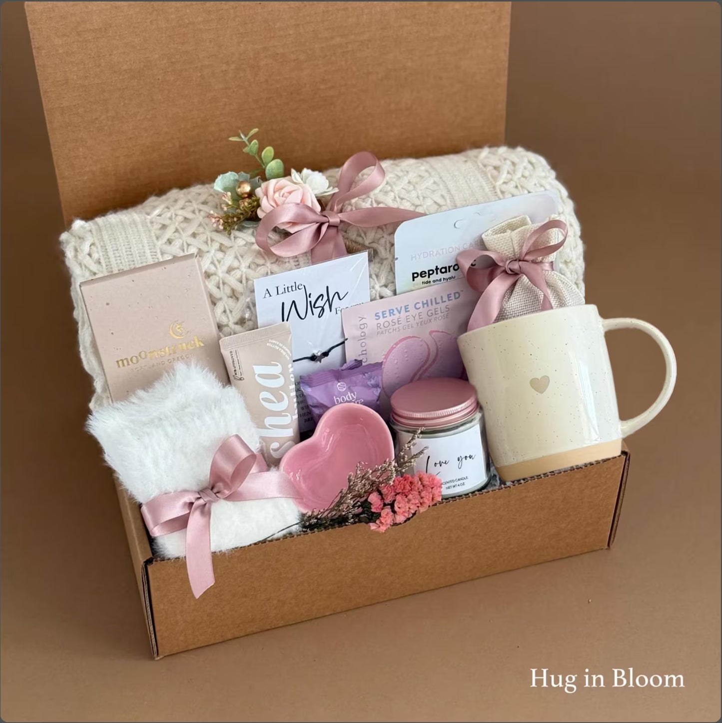 Hug In A Box, Encouragement Gift, Mom Gift Set,