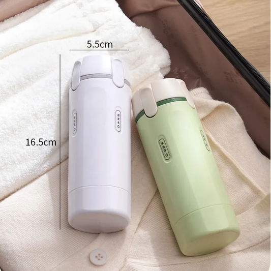 Wazir™ 4-in-1 Leakproof Travel Dispenser – TSA-Approved Refillable Toiletry Bottles