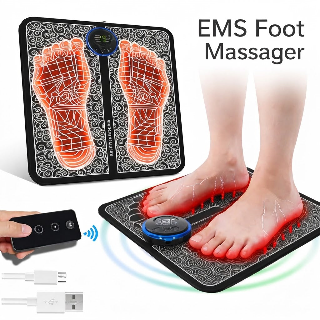 Wazir™ EMS Foot Massager Mat – Pain Relief, Leg Recovery & Muscle Relaxation