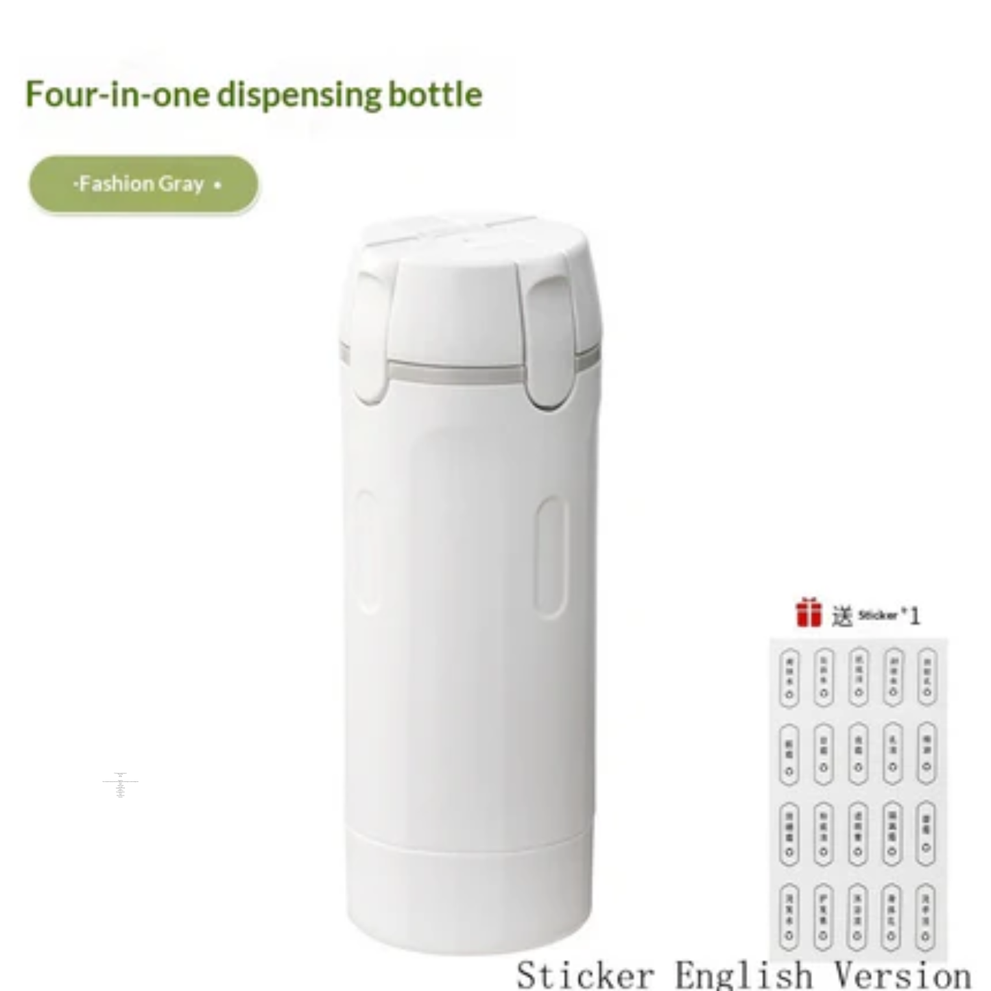 Wazir™ 4-in-1 Leakproof Travel Dispenser – Portable TSA-Approved Refillable Toiletry Bottles