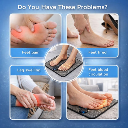 Wazir™ EMS Foot Massager Mat – Pain Relief, Leg Recovery & Muscle Relaxation