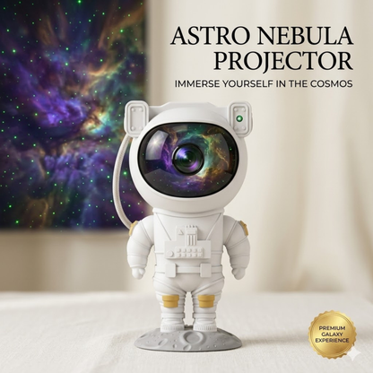 Wazir™ Astronaut Galaxy Star Projector – LED Nebula Night Light with Remote Control