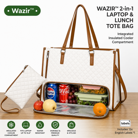 Wazir Executive Series insulated lunch tote bag