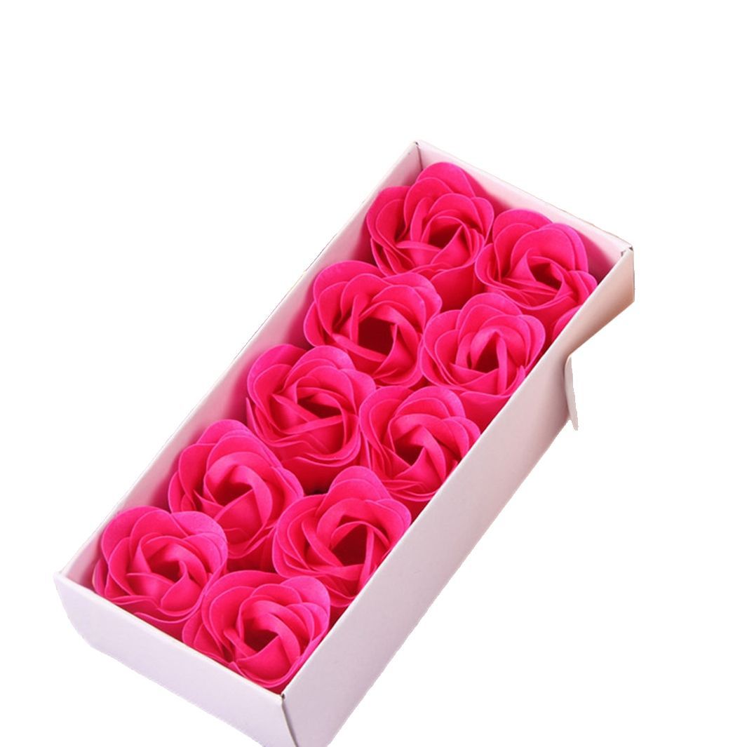 Double Heart Rose Soap Flower Gift Box – Romantic Eternal Flower for Valentine, Birthday & Anniversary Gift