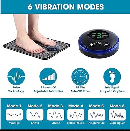 EMS Foot Massager Mat – Relax, Recover & Relieve Pain in Minutes Relaxation Therapy ✨